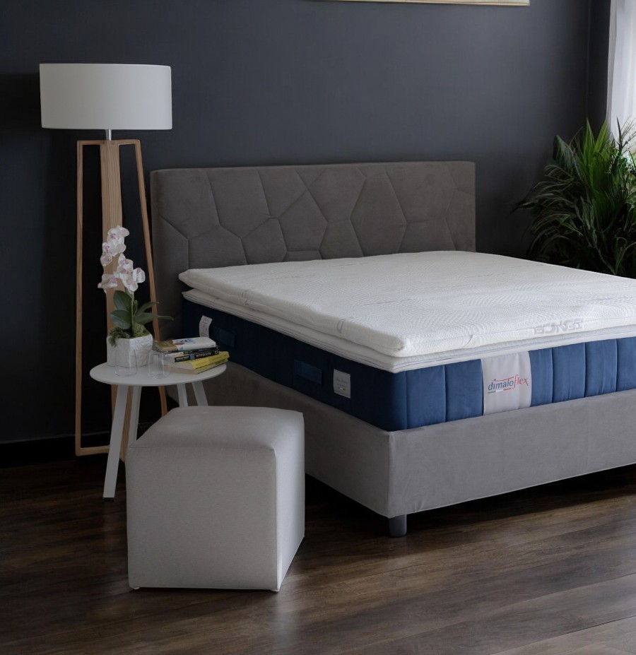 Topper in Memory Foam Sfoderabile - Comfort e Adattabilità per il Tuo Materasso - Dimaioflex